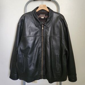Vintage Pendleton Leather Bomber Jacket